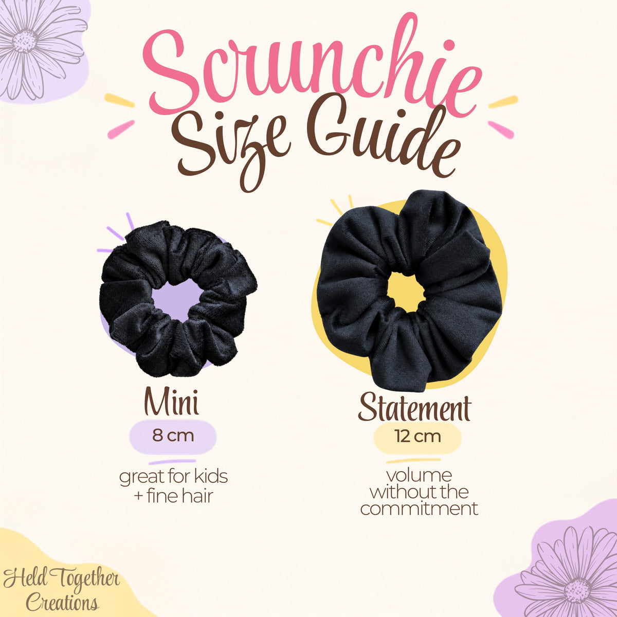 Black Velvet Scrunchie