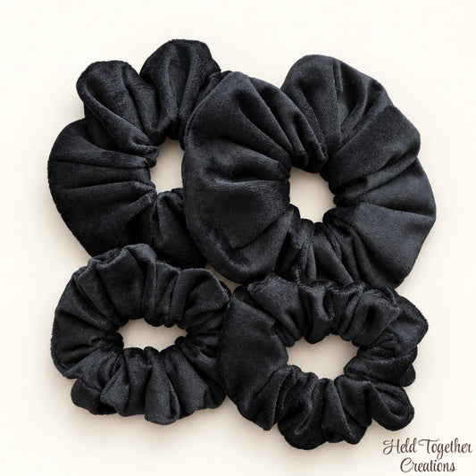 Black Velvet Scrunchie