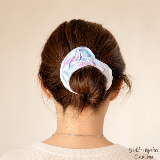 Pastel Spot Scrunchie