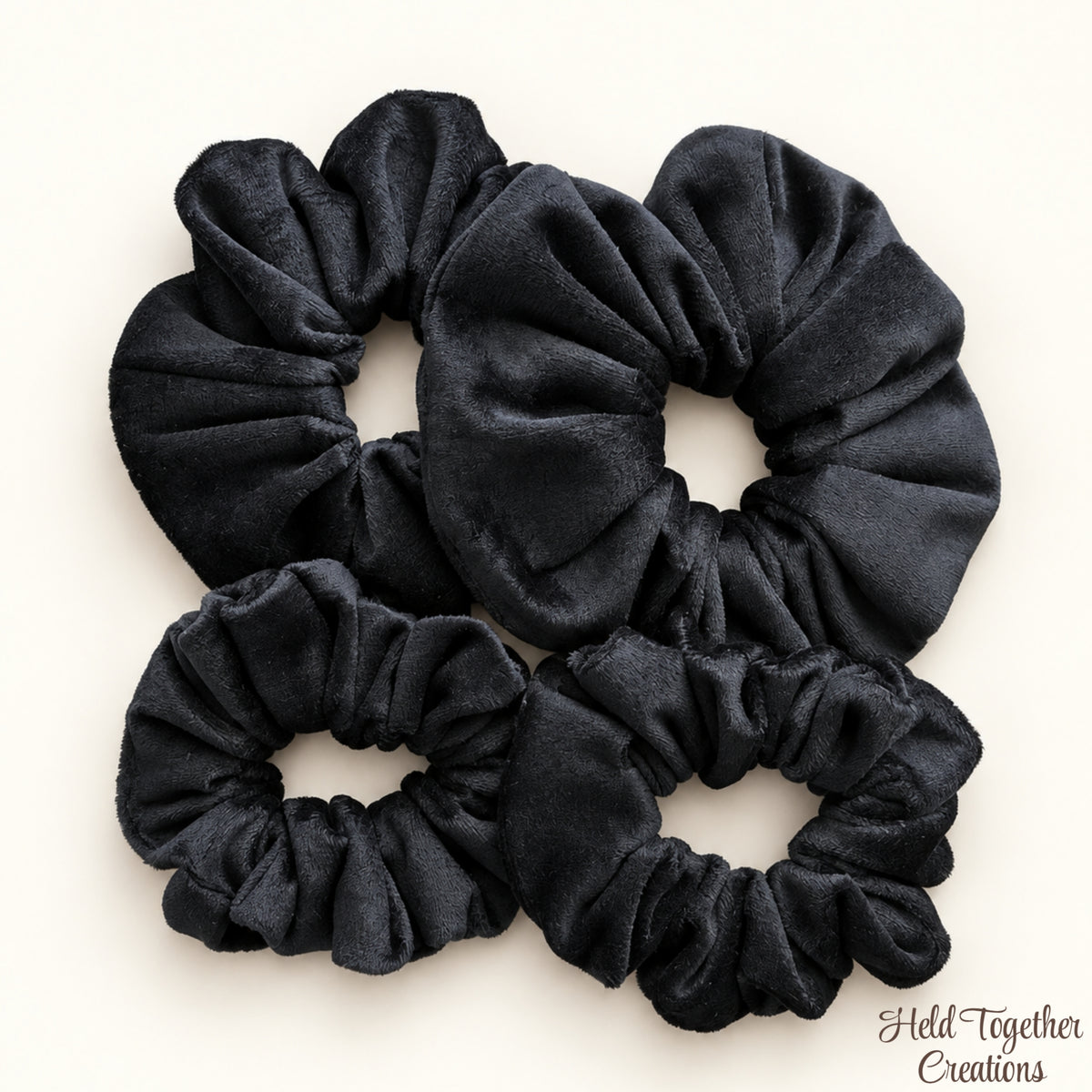 Black Velvet Scrunchie