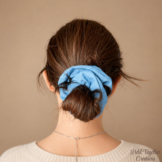 Blue Jean Baby Scrunchie