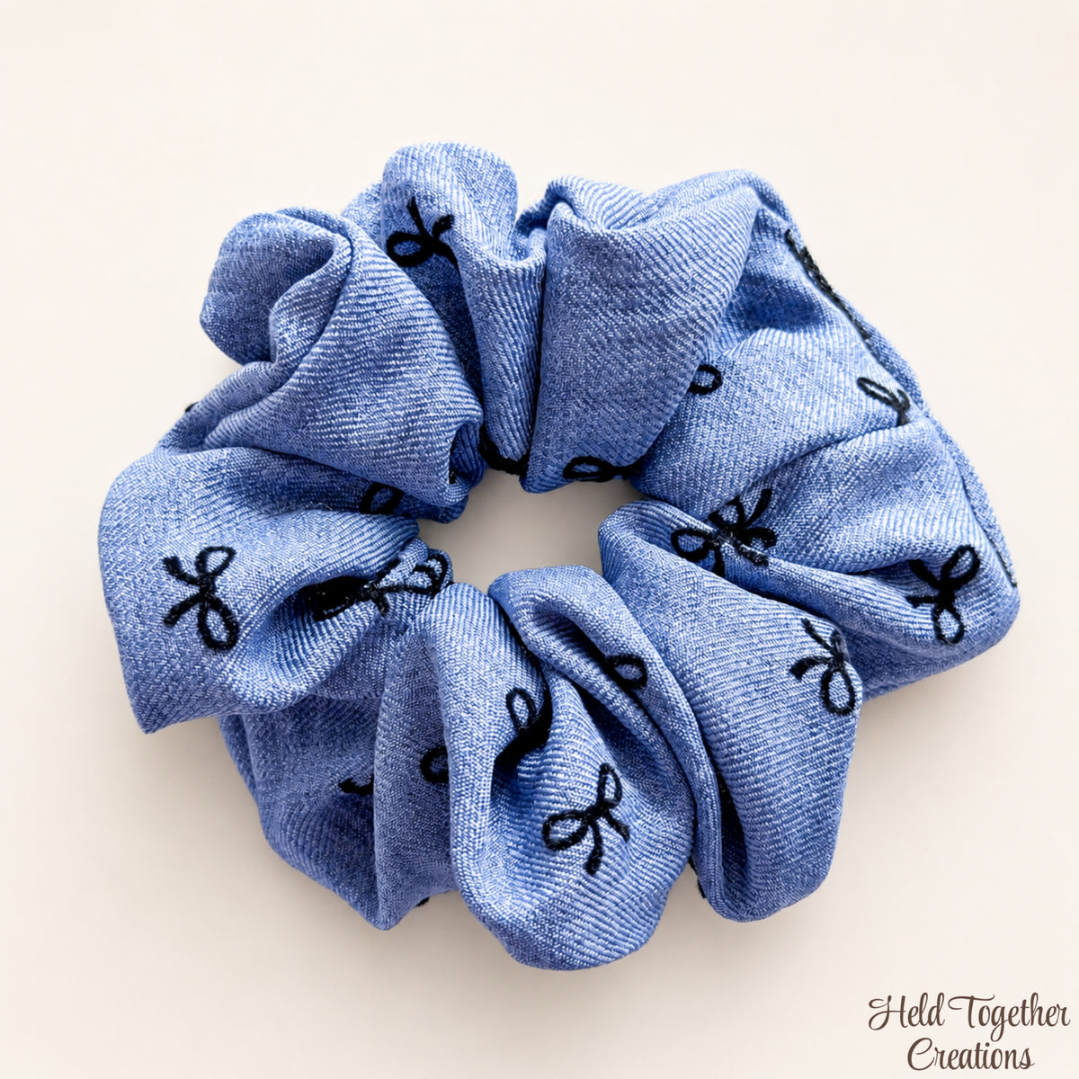 Bluebell Bow Scrunchie