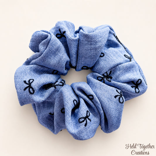 Bluebell Bow Scrunchie