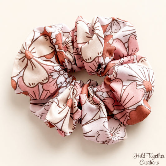 Blush Bloom Scrunchie