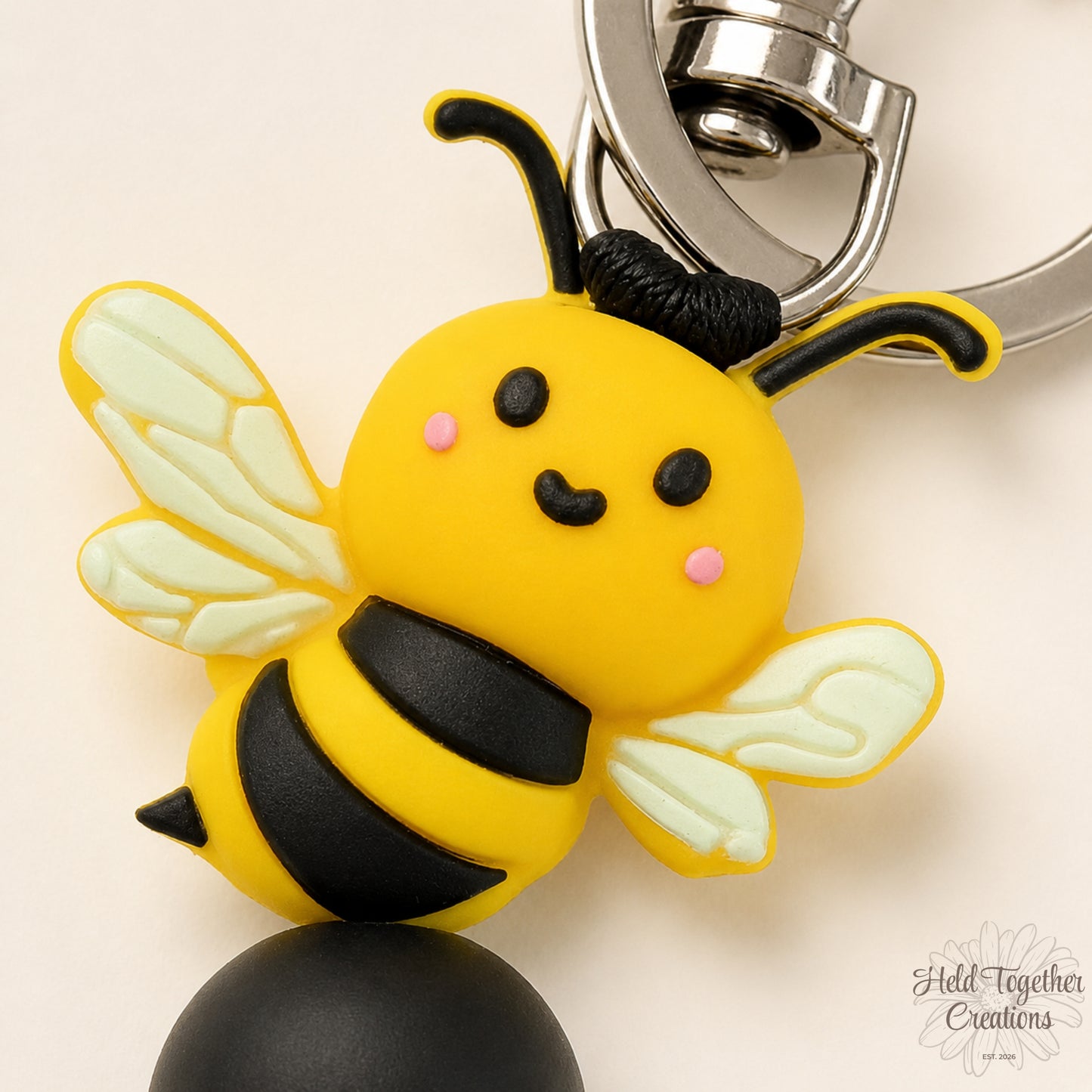 Busy Bee Keyring