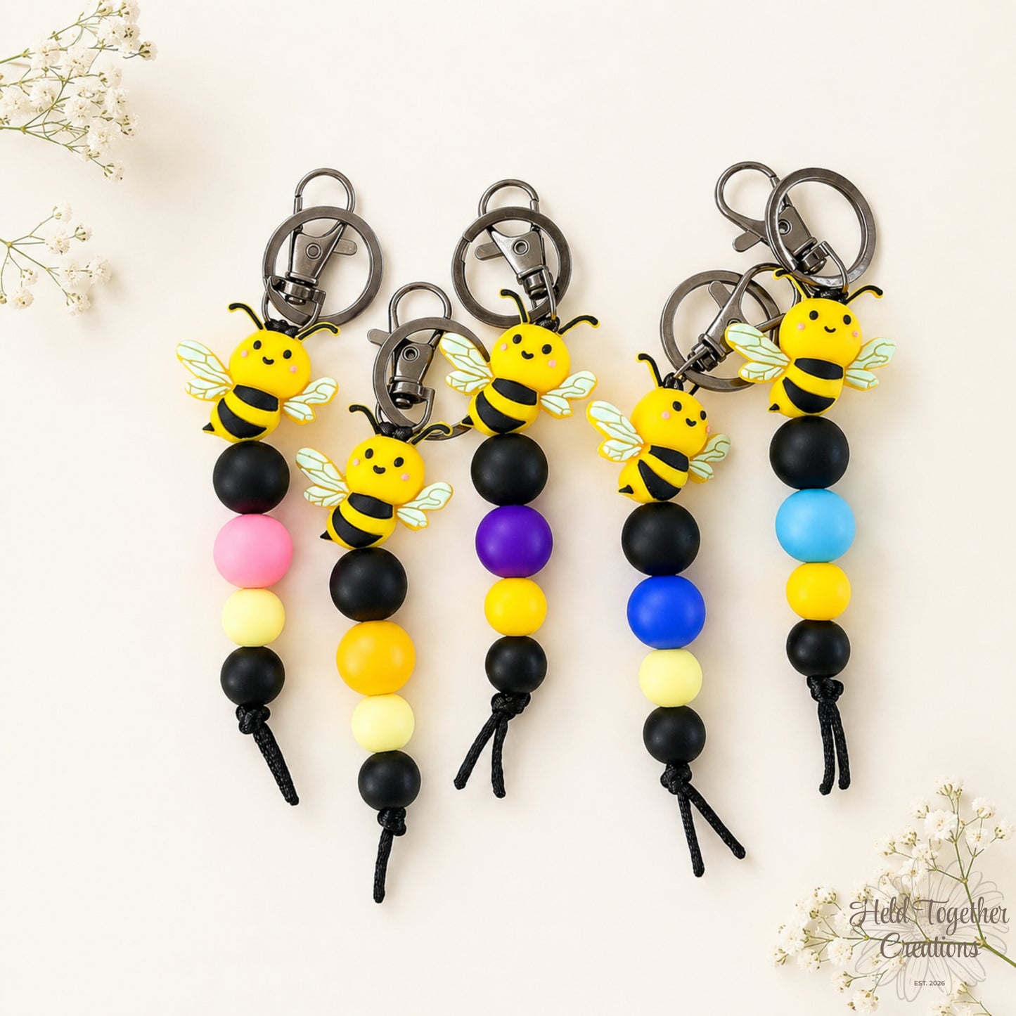 Busy Bee Keyring