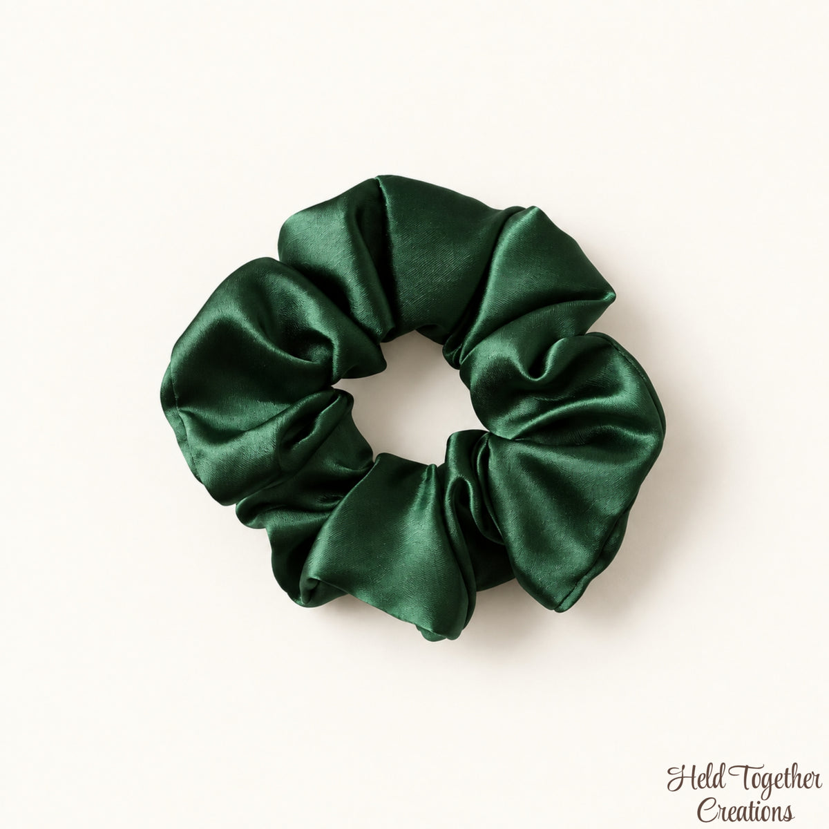 Forest Satin Scrunchie