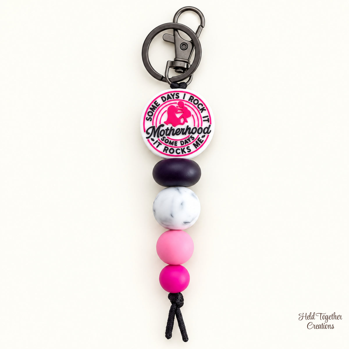 Motherhood Rocks Keyring