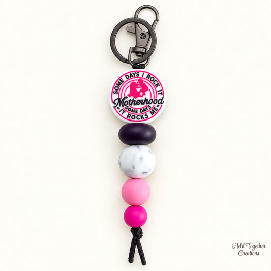 Motherhood Rocks Keyring