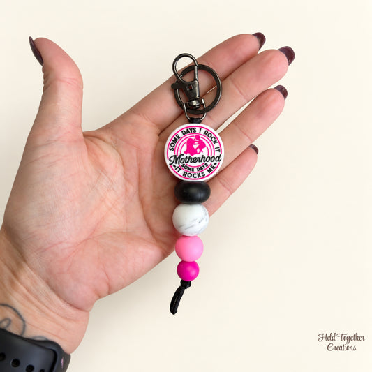 Motherhood Rocks Keyring