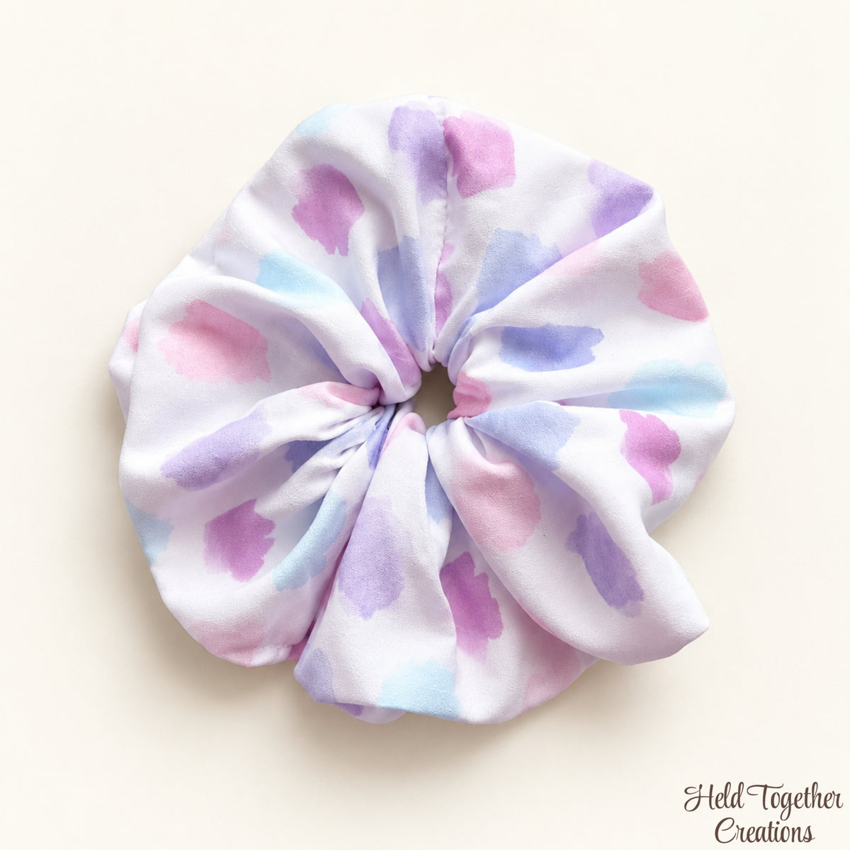 Pastel Spot Scrunchie
