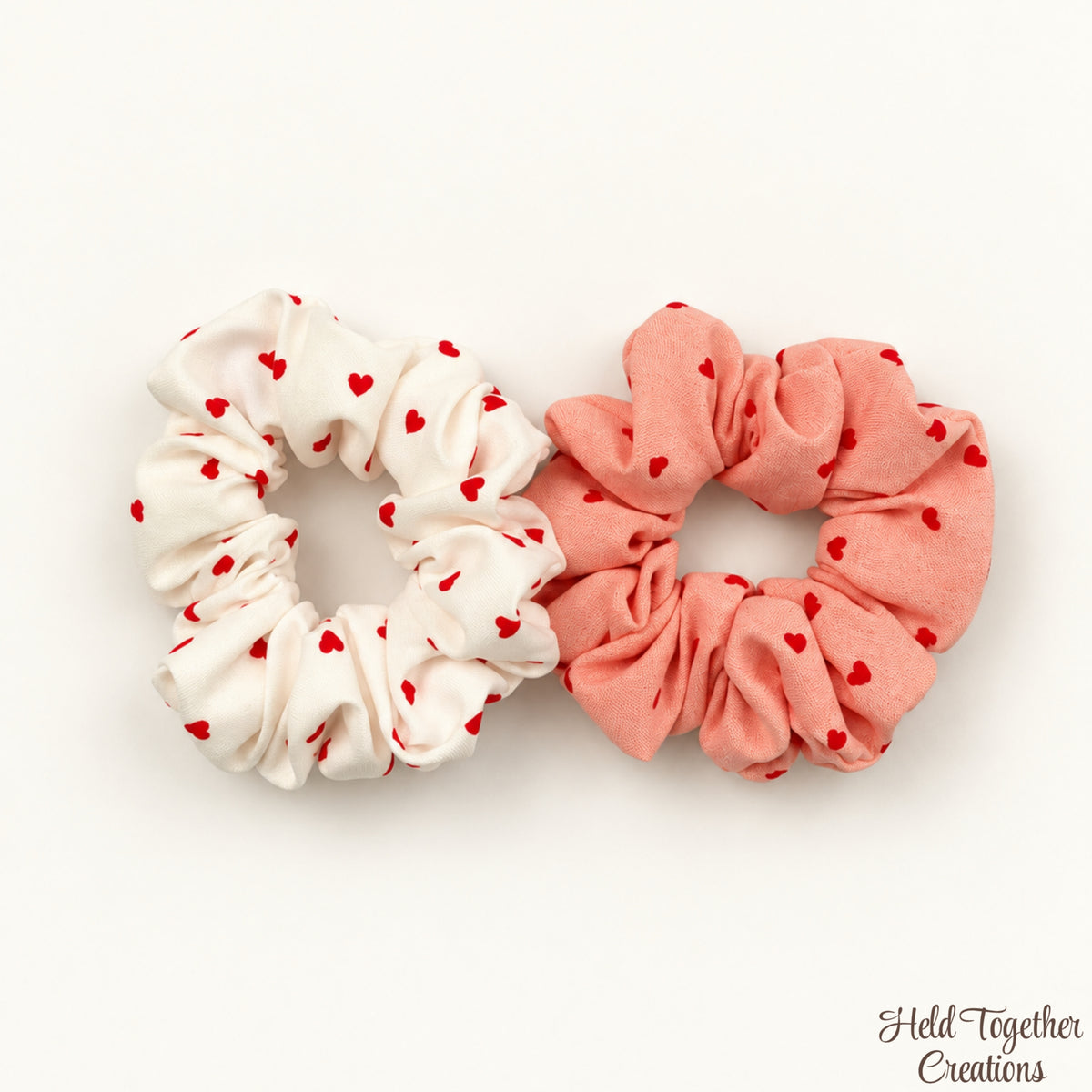 Velvet Heart Scrunchie