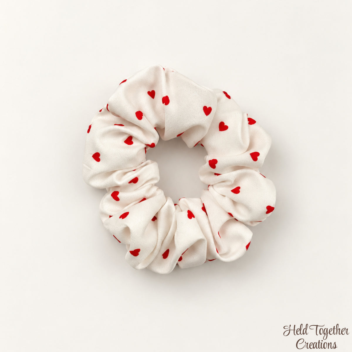 Velvet Heart Scrunchie